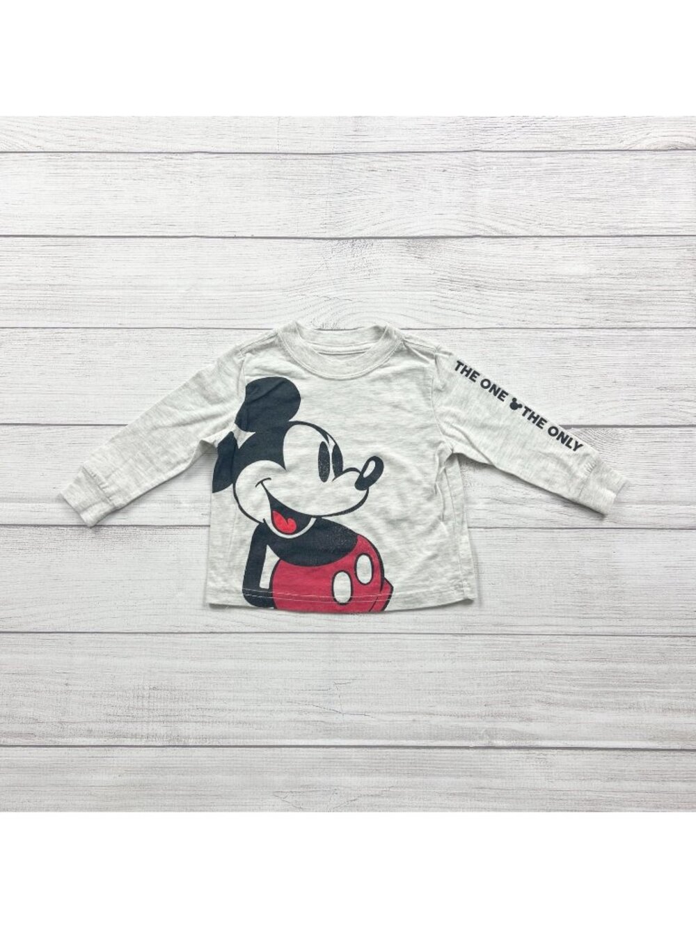 Disney Baby Mickey Mouse Graphic Tee “The One & The Only” 9-12 Months